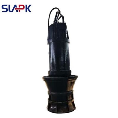 315KW, 9000 m³/h, 8.16m head: The ZQB submersible axial flow pump is specifically designed for municipal drainage applications