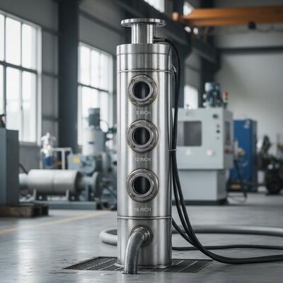 Vertical Stainless Steel Submersible Pump High Pressure Outlet Size 8 Inch 10 Inch 12 Inch 16 Inch Water Transfer Solution