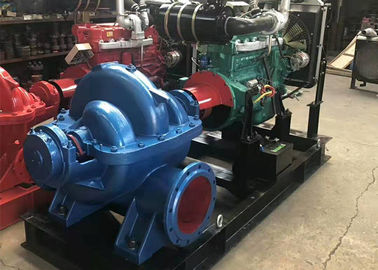 Large Capacity Horizontal Centrifugal Split Case Water Pump Powered Diesel Engine