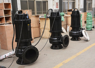 Non Clogging Electric Sewage Water Pump High Flow 15 - 60m Head For Waste Water