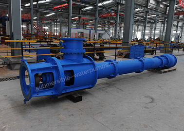 Electric Vertical Water Pump For Deep Well Multistage Structure Blue Color