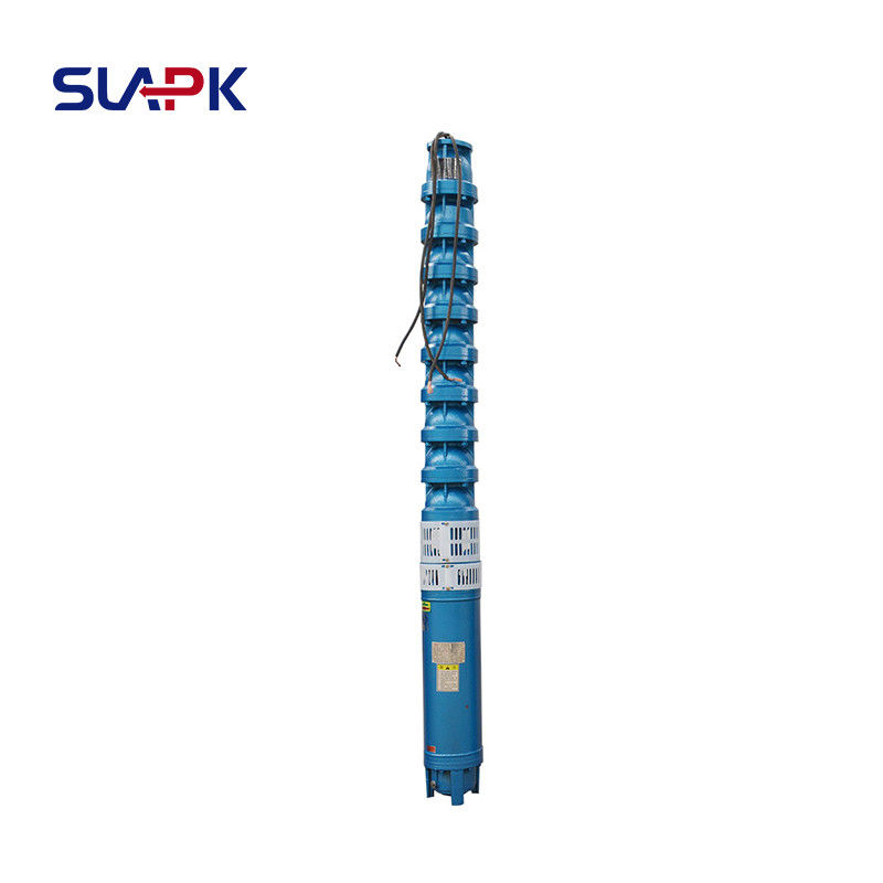 300QJ150-450/13 450m başlı derin kuyunun daldırılabilir pompası 150 m3/h Akış ve çok aşamalı santrifugal tasarım