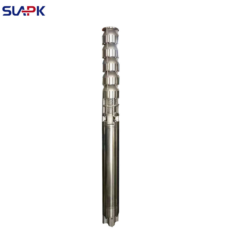 100 Percent Copper Wire Motor Submersible Seawater Pump Suitable for Well Diameter 175mm to 600mm OEM ODM Customization
