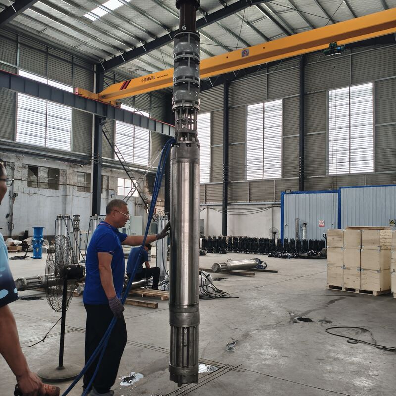 300QJH400-80/2-150KW Paslanmaz Çelik Derin Kuyu Denizaltı Pompası Offshore Platformları için Korozyona Dirençli Su Tedarik Çözümü