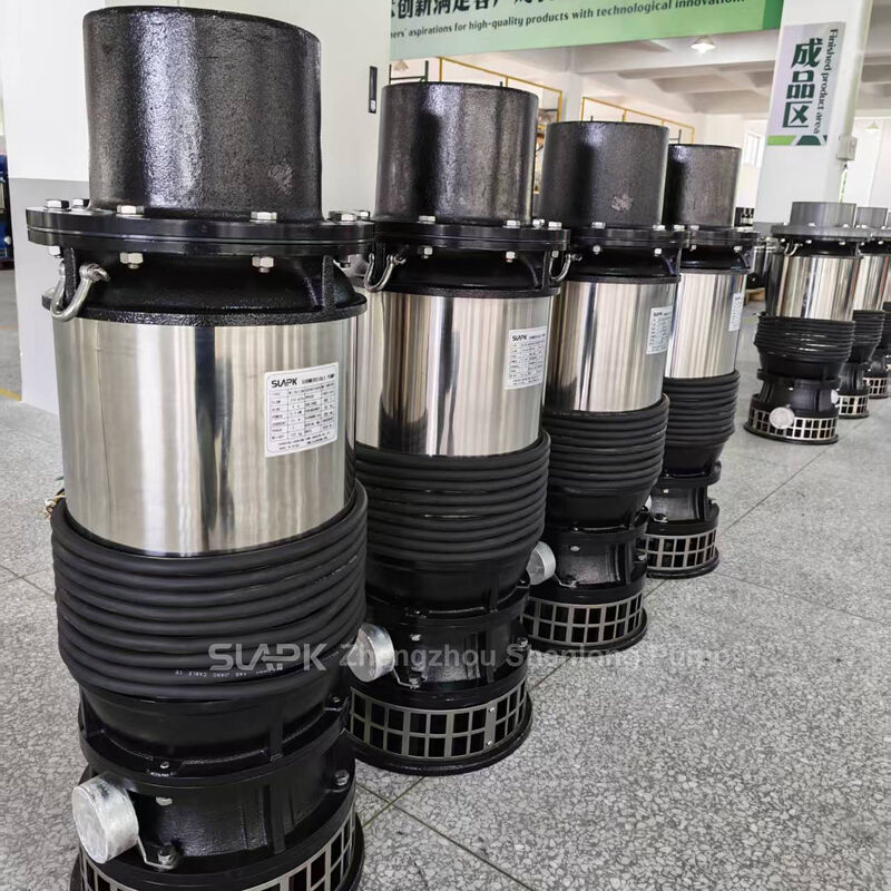 Portatif Yüksek Akışlı 510 m3/h'lık akvaryum ve sulama için büyük çaplı çıkışlı DN150-DN300mm'lik drenaj pompası