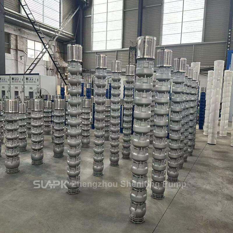 300QJH-300-62-75KW Paslanmaz Çelik Denizaltı Kuyu Pompası 300 m3/h akış ve korozyona dayanıklı endüstriyel su aktarımı için 62m başlı