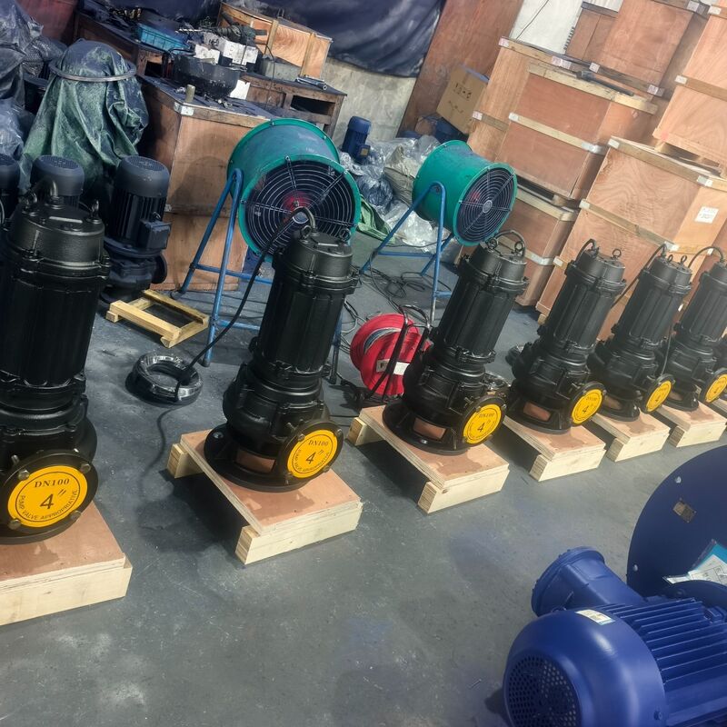 100WQ80-20-7.5kW Dalgıç Kanalizasyon Pompası, 80m³/saat Debi, 20m Basma Yüksekliği ve 7.5kW Motorlu Atık Su Drenajı İçin