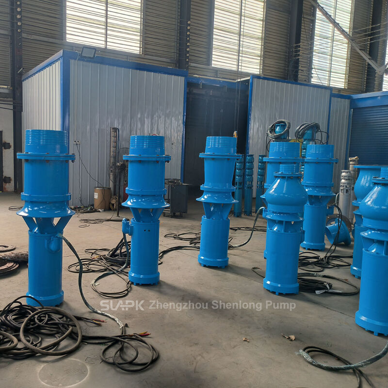 QSZ ve QSH Yüksek Akışlı Denizaltı Ekseli ve Karışık Akışlı Pompalar 260-2,880 m3/h Akış ve 7.5-55 kW Güç