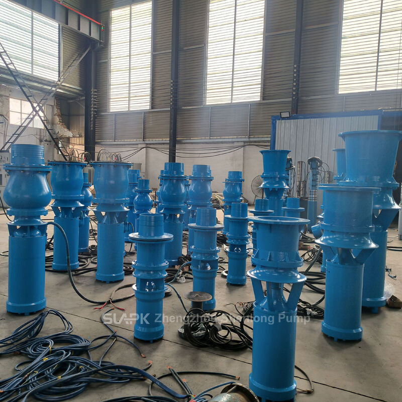 QSZ ve QSH Yüksek Akışlı Denizaltı Ekseli ve Karışık Akışlı Pompalar 260-2,880 m3/h Akış ve 7.5-55 kW Güç