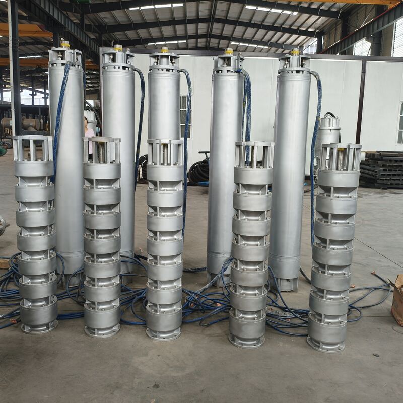 525 m³/sa Akış 350 m Basma Yüksekliği 1000 kW Güç Paslanmaz Çelik Derin Kuyu Dalgıç Deniz Suyu Pompası