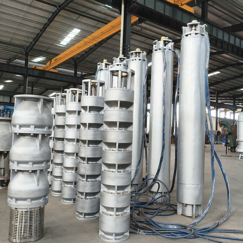 75KW Paslanmaz Çelik Deniz Suyu Pompası 300 m3/h akış hızı ile Derin Kuyu Uygulamaları için
