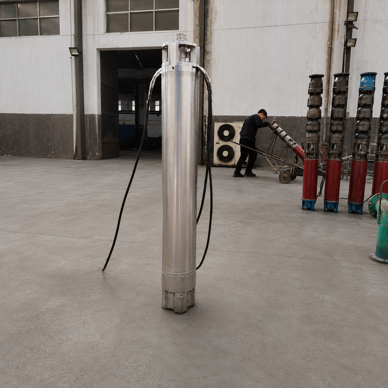 200QJH150-150-110kW Paslanmaz Çelik Derin Kuyu Pompası Derin kuyular ve mühendislik su sistemleri için yüksek akışlı, yüksek başlı pompalama