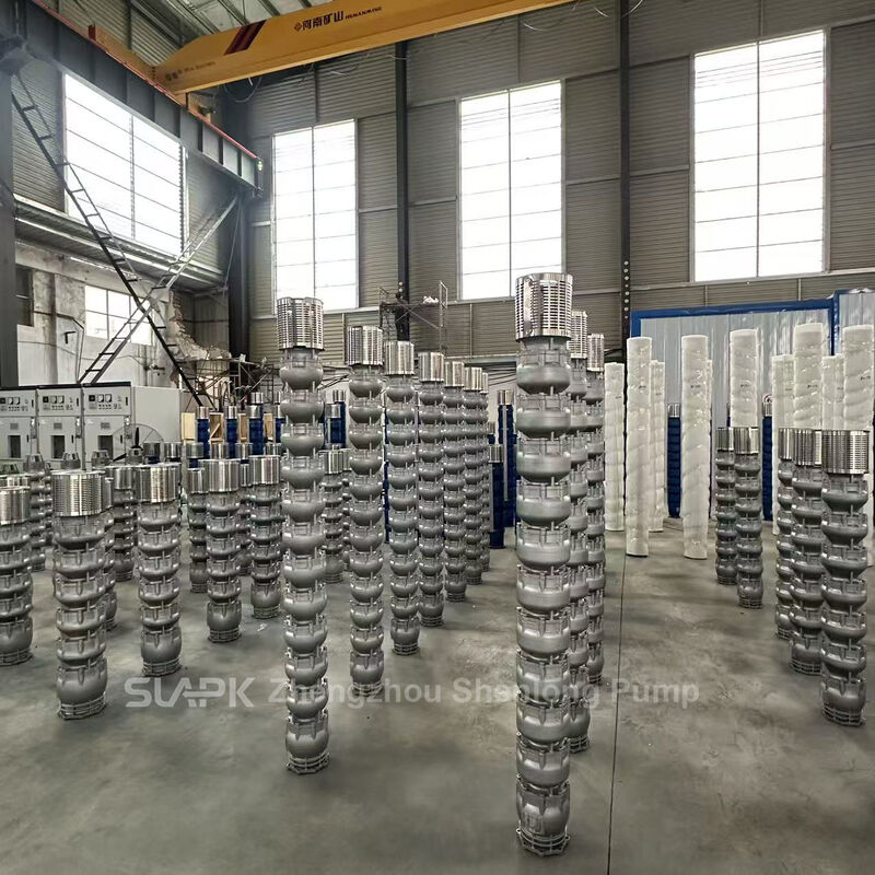 90 kW Motorlu ve 140 m³/saat Debi ile Yüksek Kapasiteli Su Transferi İçin Paslanmaz Çelik Derin Kuyu Pompası
