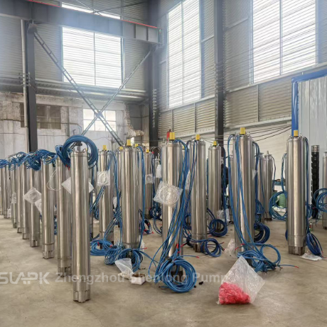 90 kW Motorlu ve 140 m³/saat Debi ile Yüksek Kapasiteli Su Transferi İçin Paslanmaz Çelik Derin Kuyu Pompası