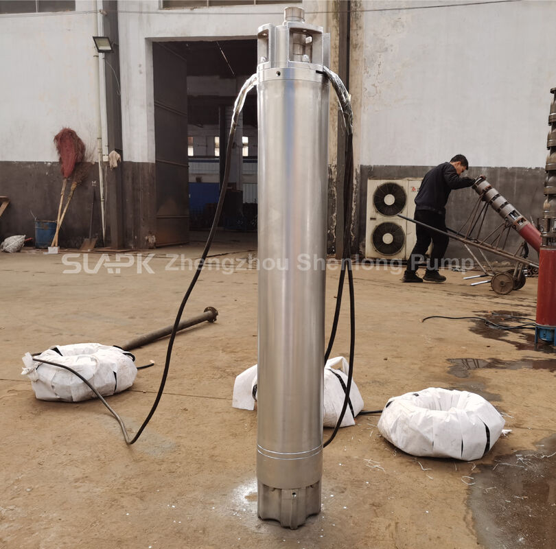 QJH Serisi 304 Paslanmaz Çelik Derin Kuyu Daldırılabilir Pompası 150 m Baş ve 70 ′′ 230 m3/h Akış