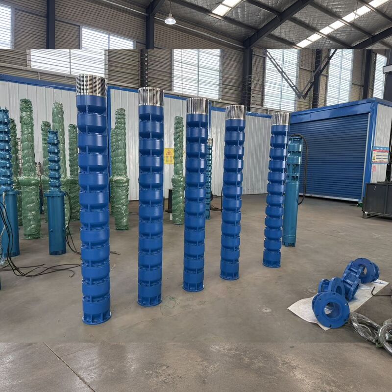 Boksit Madeni Drenajı İçin Paslanmaz Çelik Pervaneli 300KW Yüksek Gerilim Dalgıç Su Pompası