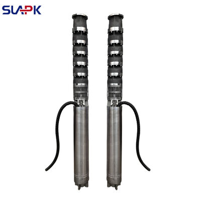 6 Inch Duplex Paslanmaz Çelik 2205 15 m3/h akış ve 180m başlı Derin Kuyu Denizaltı Pompası