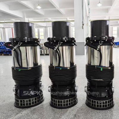 Portatif Yüksek Akışlı 510 m3/h'lık akvaryum ve sulama için büyük çaplı çıkışlı DN150-DN300mm'lik drenaj pompası