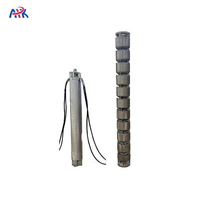 Dikey çok aşamalı 12 inç 400v paslanmaz çelik 304 içme suyu dalgıç pompası