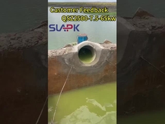 QSZ2500-7.5-65kw, QSZ serisi eksenel akışlı dalgıç pompa müşteri pratik geri bildirim