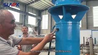 Eksenel akış pompası drenajının videosu